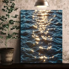 LEAD OFF 居家裝飾畫框茶几, 水面上的夕陽