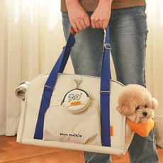 蒙莫阿蒂 寵物柔軟優質外出提籠, 1個, 藍色