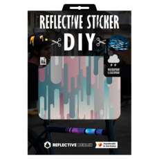 利普萊提柏林 反光貼紙 DIY A4 圖案合輯, 1個, 熔岩精靈