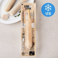 굳닭 닭가슴살 소시지바 오리지널 (냉동), 70g, 1개