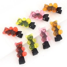 아랑로랑 여아용 젤리곰 집게핀 4종 x 2p 세트