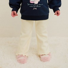 milkmile 柔軟日常靴型絲絨羅紋長褲