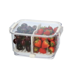 ACACIA Duo 新鮮長方形蔬菜收納盒, 1個, 1件