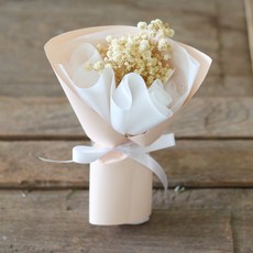 ScentBasket 納骨塔迷你永生花束, 滿天星 奶油色