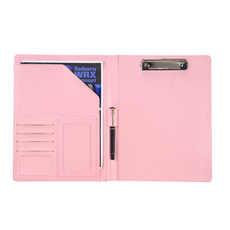 辦公室A4活頁筆記本封面計算機, 粉紅色, 1個