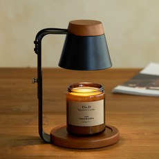 Ein.D ARBOL 木質融蠟燈 大豆蠟燭 200g 套組, 黑木, Nag Champa