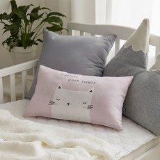 shez Home 兒童用DTP半超細纖維枕頭套, 珍妮粉色