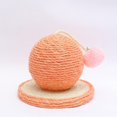 JHCompany 동글 털 실 고양이 스크레쳐, 핑크, 1개