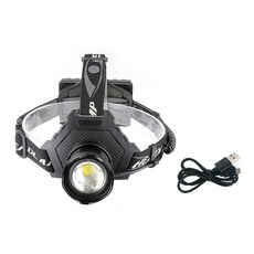 頭燈 XHP70 + USB 充電線, 混合顏色, 1套