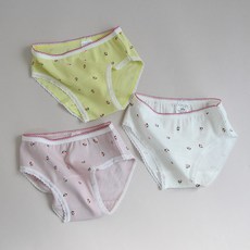 YEROOYENA 鬱金香印花兒童內褲 3件組