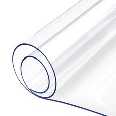 Yepia PVC 圓角墊, 透明, 110cm x 40cm x 2mm, 1個