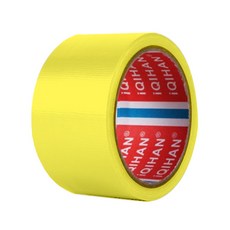 iQIHAN DADA 高黏度強力棉質膠帶 60mm x 20m, 黃色, 1個