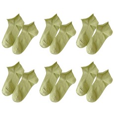 JOY MULTI 素色無壓迫孕婦襪 綠色, 6雙