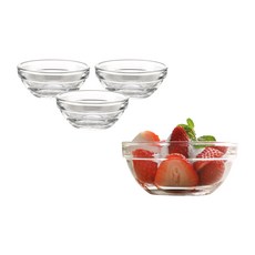 Lucky Glass 醬料碟2 LG-220504, 透明, 4個