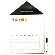 Life Sweet冰箱磁鐵月曆月間行事曆+磁吸筆+迷你食物 5種組