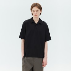 마인드브릿지 남성용 크링클 오픈 카라 세미 오버핏 반팔 셔츠 MYWS3114