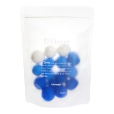 kitteney 寵物絨毛球 3cm, 15入, Ocean Blue