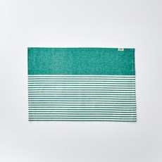 모던하우스 하프 솔리드 스트라이프 키친크로스 40 x 60 cm, 1개, 그린