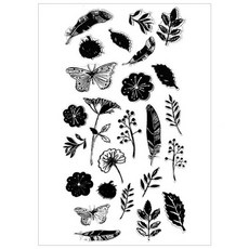 是的小復古日記裝飾DIY透明矽膠封條28, 1個