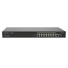 HIKVISION 海康威視 16埠 + 1 Uplink + 1 SFP埠 智能Gigabit POE交換器, HR-POE5016G