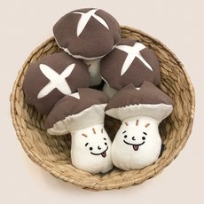 dingdog 狗狗蔬菜嗅聞零食玩具, 蘑菇, 1個