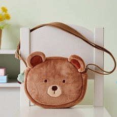 Modern House 兒童用柔軟觸感小熊斜揹包