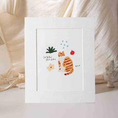 Silver Zero 泡棉板相框 10入組, 1套, 紋理白