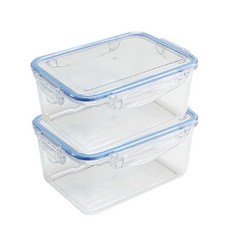 아카시아 트라이탄 밀폐용기 450ml, 2개, 단품