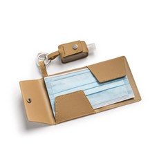 口罩乾洗手液收納盒, 米色, 1個