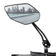 Dvic 碳纖維 360 度鉸接式後視鏡組, 黑色的, 1套