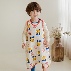 Cordi-i 孩童獵豹印花睡眠連身背心