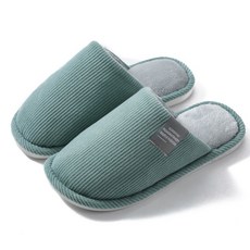 現代軟墊拖鞋, 綠色, 1組