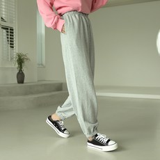 BBAE BBAE 女款鬆緊綁帶棉質縮口運動褲