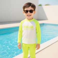 兒童戲水防曬衣上下裝