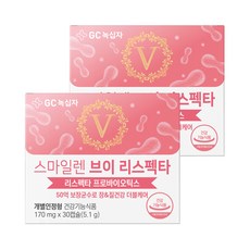 GC녹십자 스마일렌 브이 리스펙타 유산균 5.1g, 30정, 2개