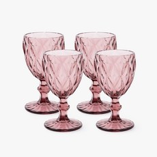 마리아꾸르끼 쓰임 티만티 고블렛잔 240ml, 클리어 와인, 4개