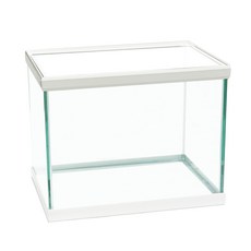 Samaqua 標準邊條魚缸, 白色, 1個