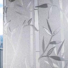 언헤브 데일리 유리창 필름 시트지, 03대나무, 70 x 500 cm