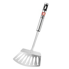 GENIAL GS 煎魚鏟, 不鏽鋼亮面銀色 + 黑色, 1個