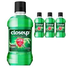 Close up 活性薄荷醇漱口水, 4個, 770ml