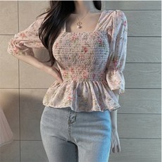 Doobom 女款日常復古襯衫