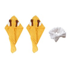 소프트 헤어 타월 SG32 2p + 세면 밴드 세트, 타입8, 1세트