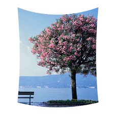 MA 따뜻한 봄 플라워 태피스트리 기본, TYPE2