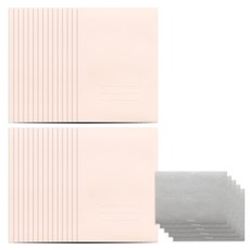 Monolike 基本款明信片信封 30入+貼紙 30入, 粉色的, 1套