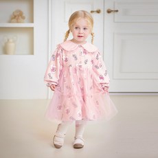 mollimelli 女童愛心滿滿紗裙洋裝
