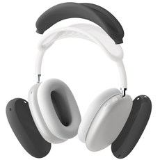 GOOSPERY AirPods Max 全方位矽膠保護殼, 黑色, 單一商品