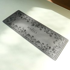 POSIELLA 可水洗珪藻土廚房地墊 蝴蝶, 灰色