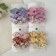 BEASOL 女童糖果色髮夾12件組