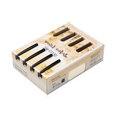 紙文化 Hello Art Calli Plus 明信片紙 51 Natural 100p + 毛筆 4p 套組, 1套