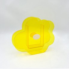 Black Tree 北歐花卉壓克力花瓶, 黃色